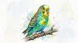 Bird Portrait — Watercolor