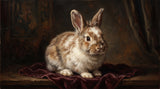 Rabbit Portrait — Classic Oil