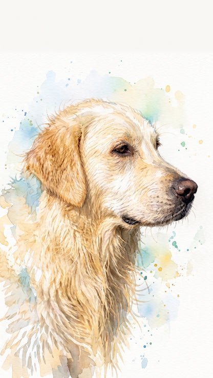 Pet Portrait — Watercolor