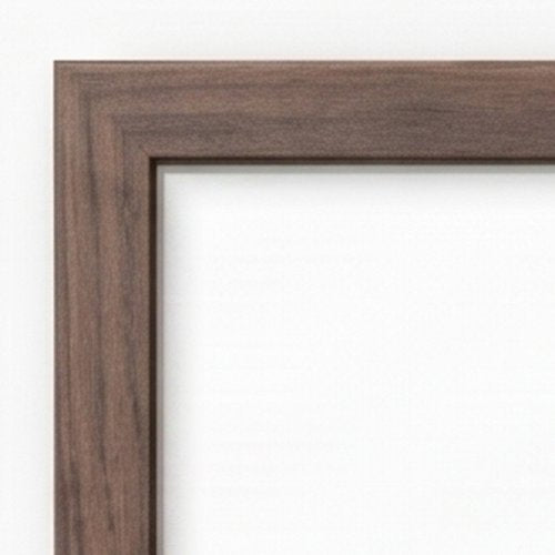 Framed (dark wood)
